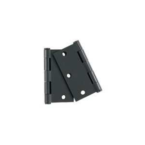 Bolsa c/2 bisagras cuadradas 3-1/2' acero negro, plana
