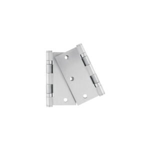 Bolsa c/2 bisagras cuadradas 3-1/2' acero inox, plana