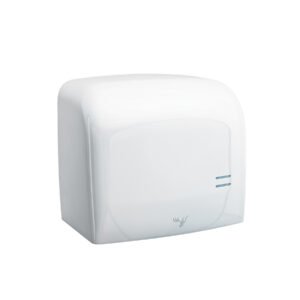 Secador de manos con sensor óptico, acero, blanco, FOSET