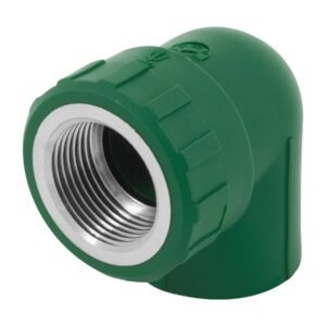 Codo 90° PPR,  1', rosca hembra con inserto metálico, Foset