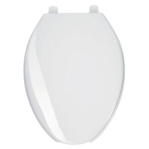 Asiento alargado con tapa para WC, abierto, blanco, FOSET