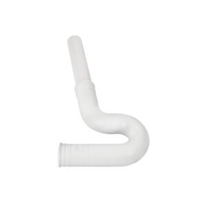 Céspol flexible 1-1/2' de PVC, con extensión, para fregadero