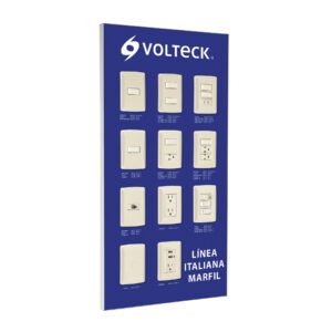 Exhibidor línea italiana, Volteck