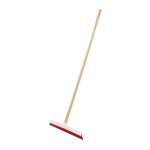 Jalador con base de plástico de 40 cm, con bastón de madera