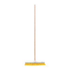 Cepillo industrial cerda suave de 56 cm, bastón de madera
