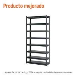 Estante metálico 8 repisas capacidad 80 Kg,180x30x85, TRUPER