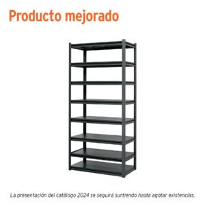 Estante metálico 8 repisas capacidad 80 Kg,180x45x85, TRUPER