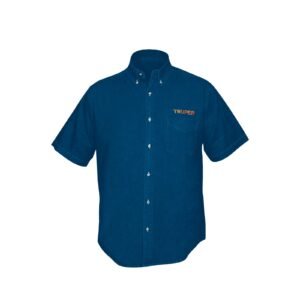Camisa de mezclilla manga corta para hombre, EEG, Truper