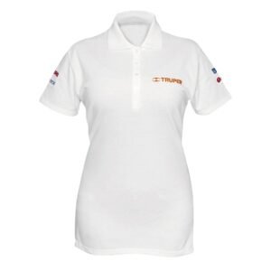 Playera polo para mujer, blanca, CH, Truper