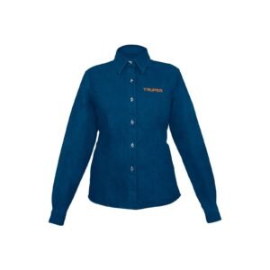 Camisa de mezclilla manga larga para mujer, M, Truper