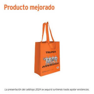 Bolsa ecológica naranja de 38 x 49 cm, Truper