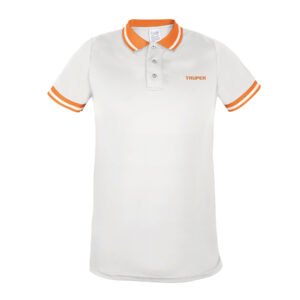 Playera polo performance para hombre, blanca, CH, Truper